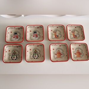 Temptations Holiday Whimsy, dipping bowls, stoneware, 4oz